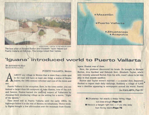 Iguana and Puerto Vallarta, article